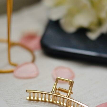Gold Hair Claw Clip