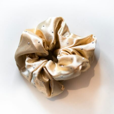 Satin Scrunchie – Gold