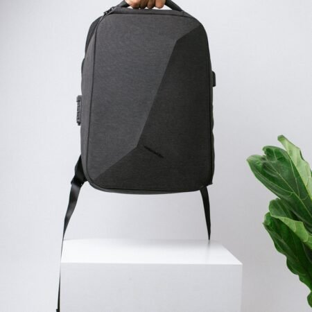 Slim Black Laptop Backpack